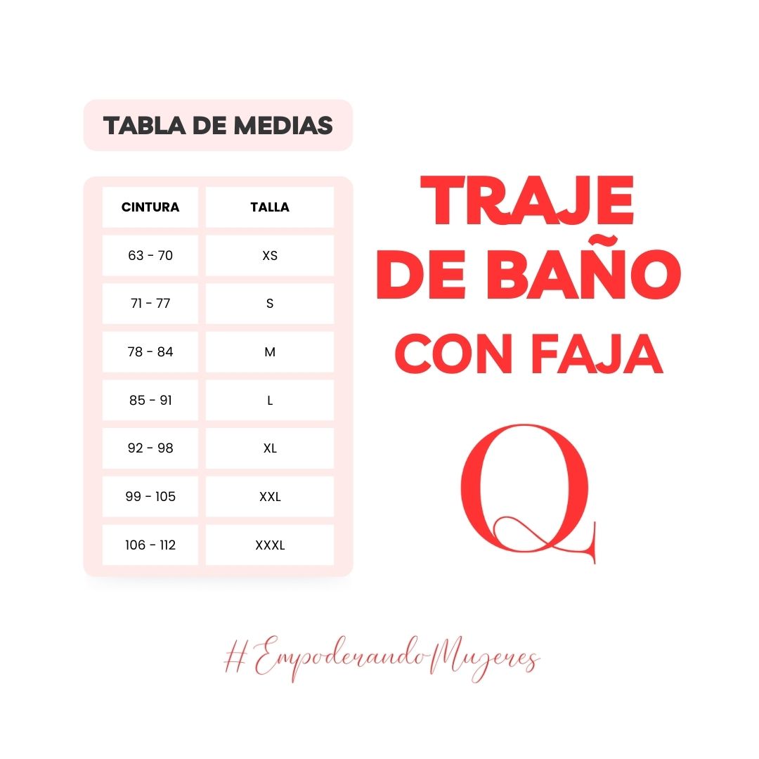 TRAJE DE BAÑO CON FAJA - SWIMSUIT™