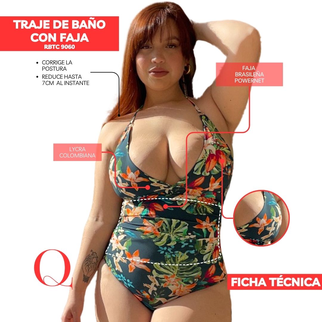 TRAJE DE BAÑO CON FAJA - SWIMSUIT™