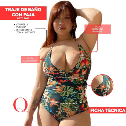 TRAJE DE BAÑO CON FAJA - SWIMSUIT™