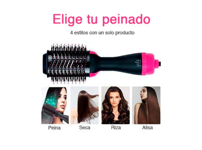 NoFrizz Cepillo, Plancha y  Secador 3 en 1