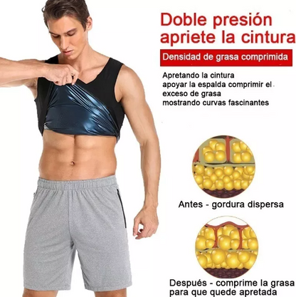 Faja Reductora Térmica para Hombre – Moldea, Reduce y Suda Más